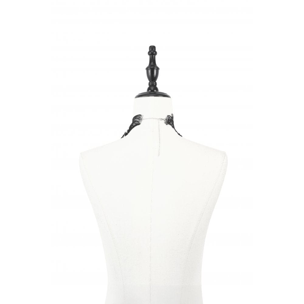 Darkinlove Women's Gothic Butterfly Lace Choker