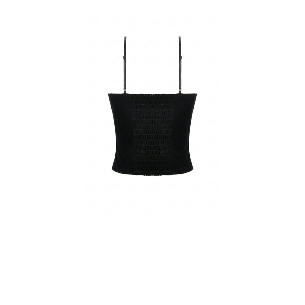 Darkinlove Women's Gothic Contrast Color Lace-up Bustier