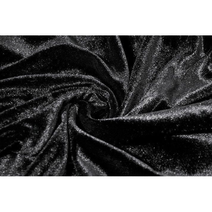 Darkinlove Women's Gothic Floral Decal Mesh Patchwork Velvet Leggings