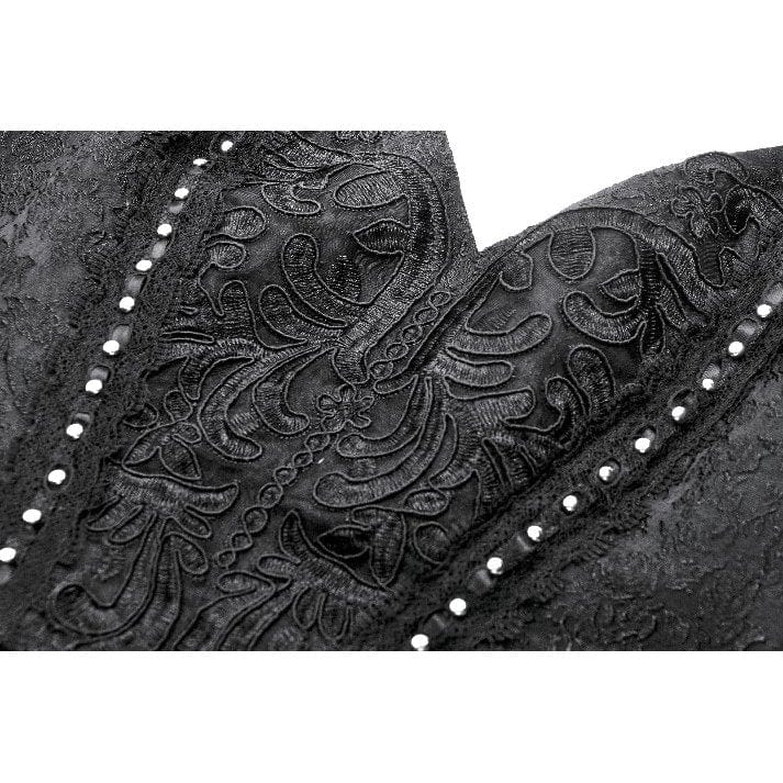 Darkinlove Women's Gothic Halterneck Lace Party Dress