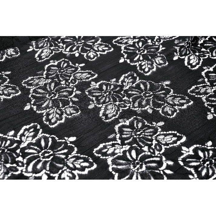 Darkinlove Women's Gothic High/Low Lace Skirt