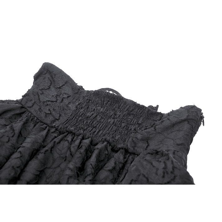 Darkinlove Women's Gothic High-waisted Layered Skirt