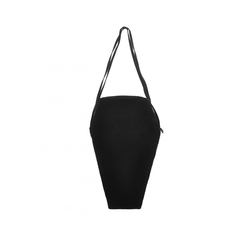 Darkinlove Women's Gothic Horned Embroidered Coffin Bag