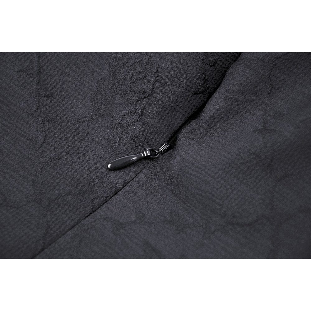 Darkinlove Women's Gothic Irregular Heart Lace Splice Slip Dress