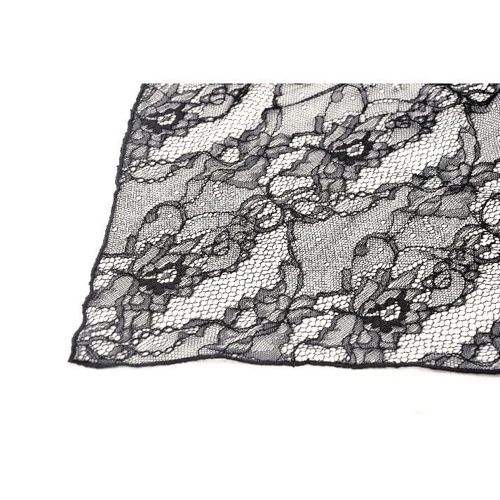 Darkinlove Women's Gothic Lace-up Mesh Splice Lace Fishtailed Skirt