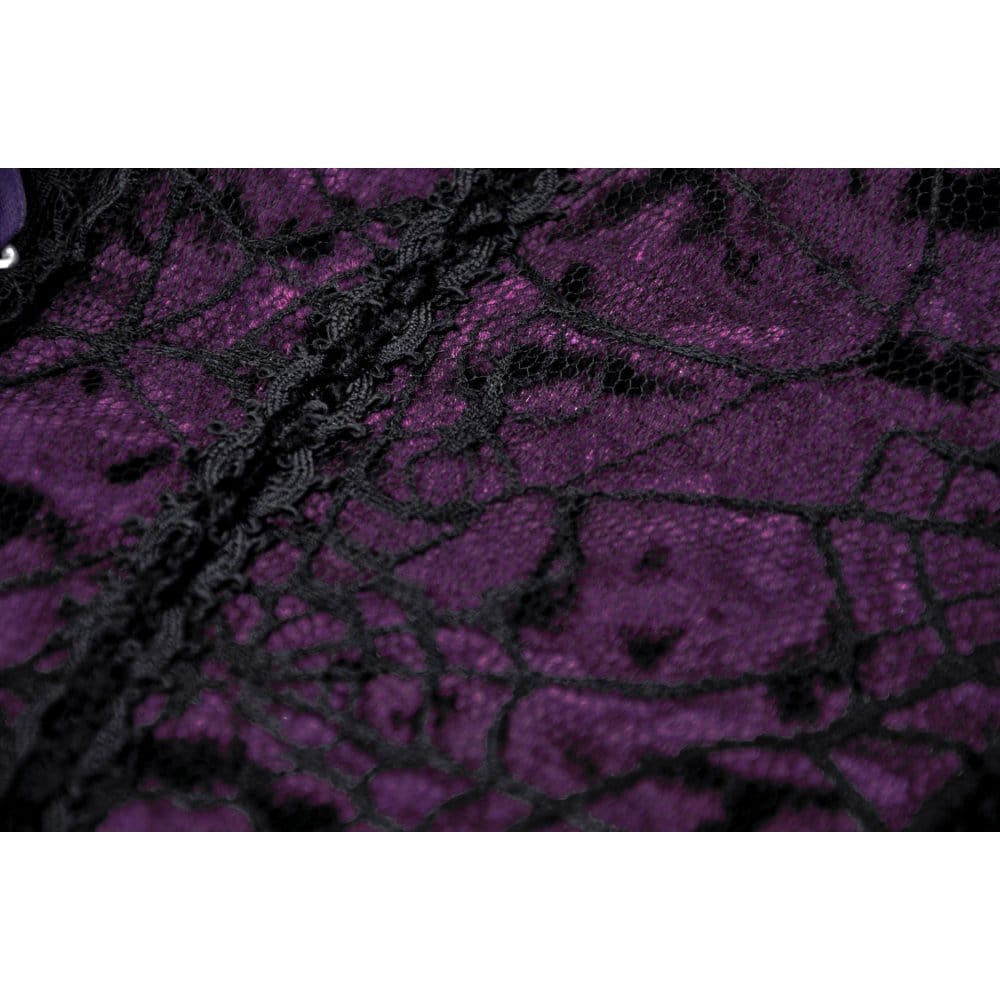 Darkinlove Women's Gothic Layered Lace Slip Dress