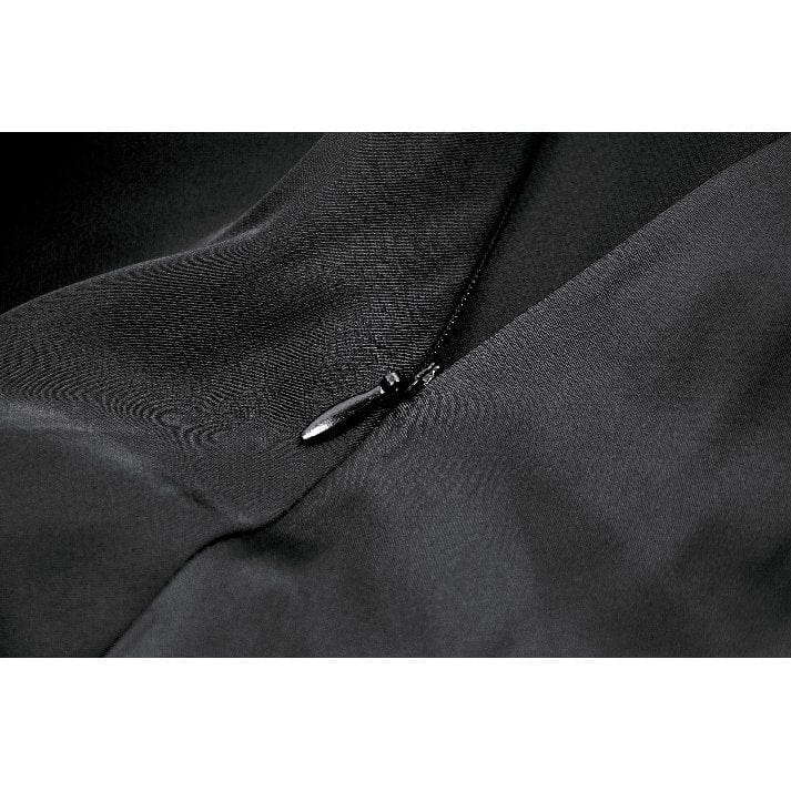 Darkinlove Women's Gothic Lolita Lacing-up Puff Sleeved Lace Dress