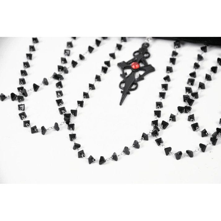 Darkinlove Women's Gothic Multilayered Velvet Choker