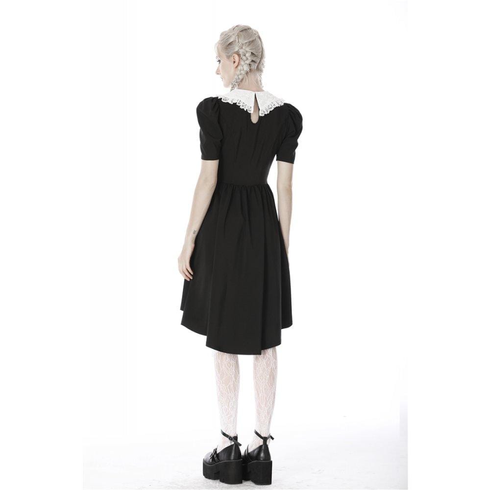 Darkinlove Women's Lolita Vintage White Collar Cocktail Dresses