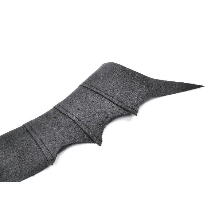 Darkinlove Women's Punk Batwing O-ring Faux Leather Choker