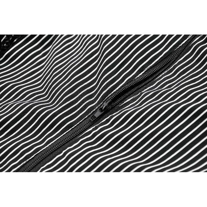 Darkinlove Women's Punk Bowknot Pinstripes Tank Top