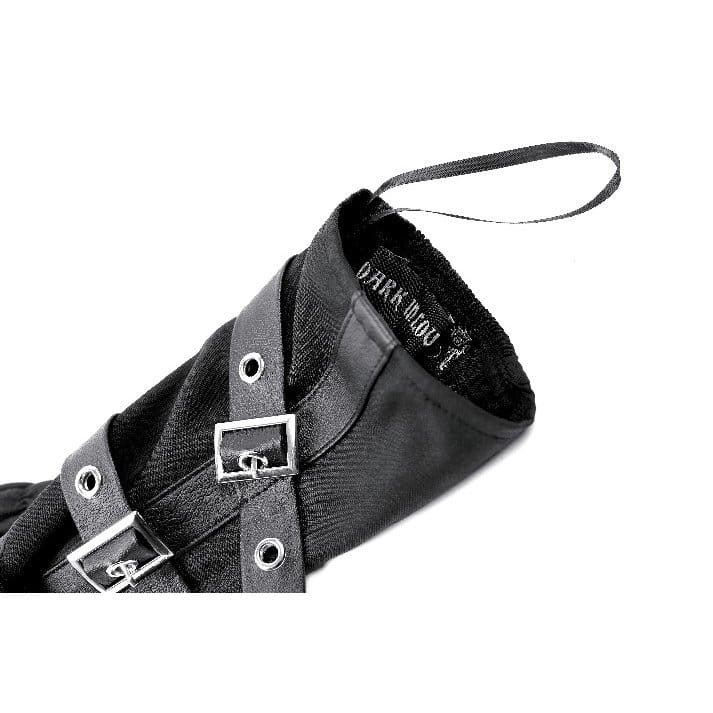 Darkinlove Women's Punk Buckle Strap Chain Gloves