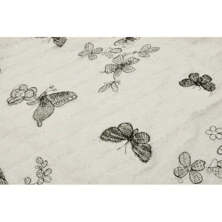 Darkinlove Women's Punk Butterfly Embroidered High/Low Honeymoon Dress