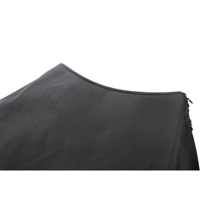 Darkinlove Women's Punk Faux Leather Straps Multilayered High/low Mesh Skirt