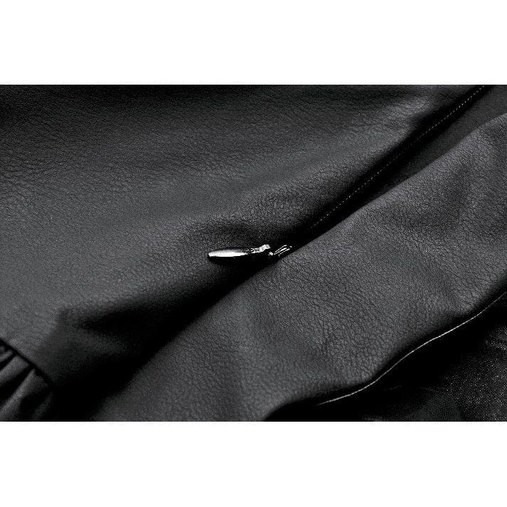 Darkinlove Women's Punk High-waisted Lacing-up High/low Mesh Skirt