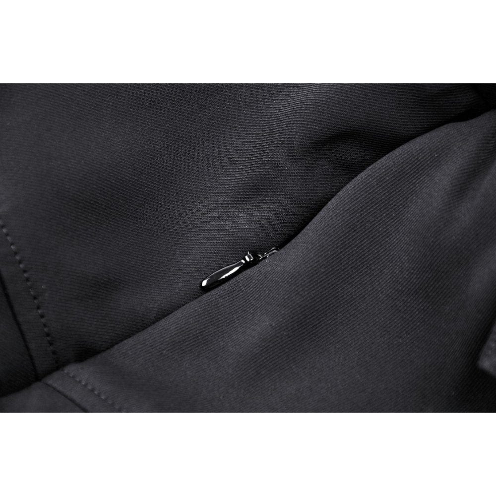 Darkinlove Women's Punk Irregular Buckle Pleated Bustier