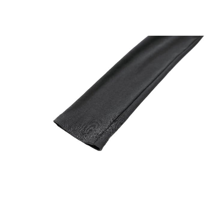 Darkinlove Women's Punk Lace-up Buckle Strap Square-cut Collar Long Sleeve Top