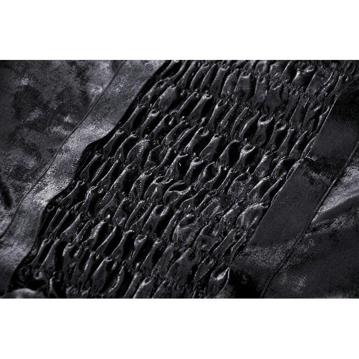 Darkinlove Women's Punk Layered Ruffled Party Slip Dress