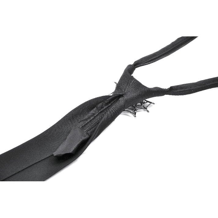 Darkinlove Women's Punk Metal Chain Necktie