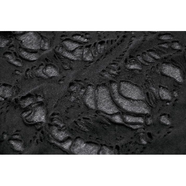 Darkinlove Women's Punk Ripped Asymmetrical Hem Tank Top