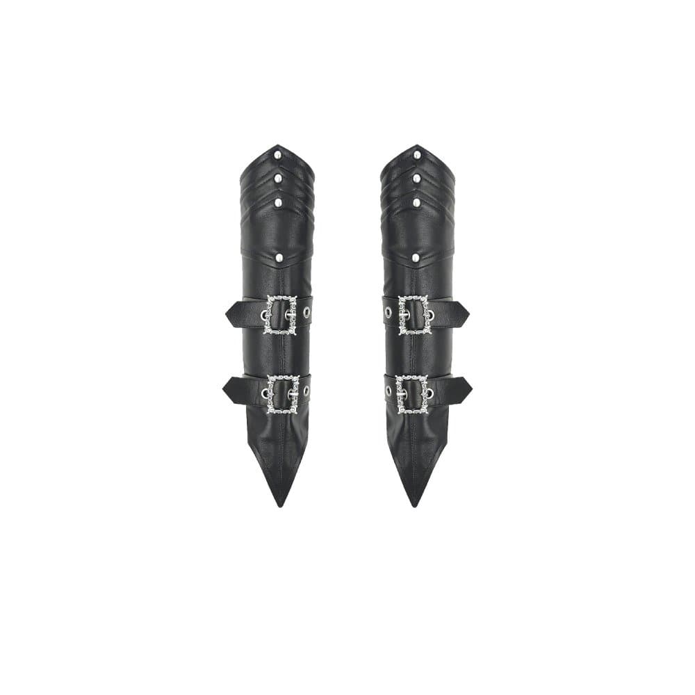 Darkinlove Women's Punk Rivets Buckle Straps Arm Sleeves