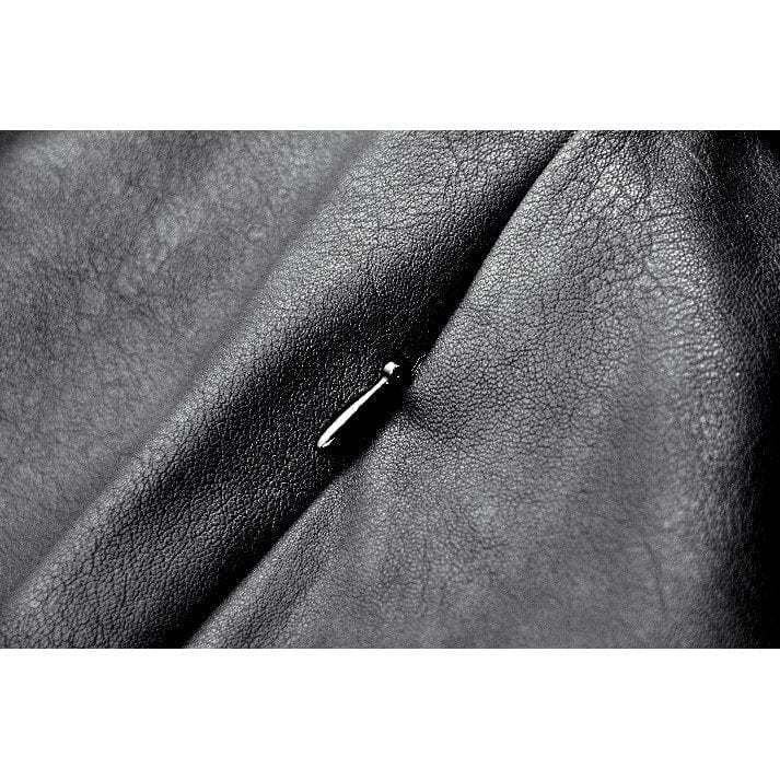 Darkinlove Women's Punk Straps Faux Leather Short Skirt