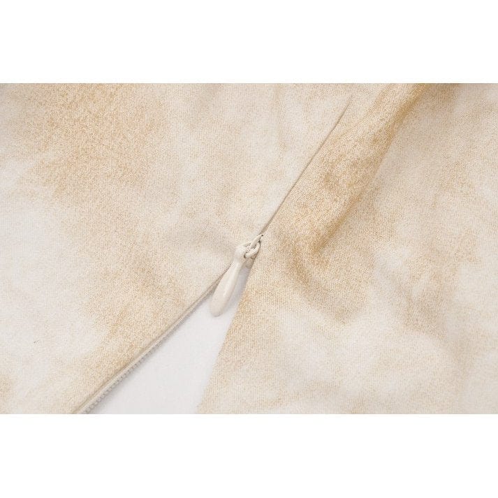 Darkinlove Women's Steampunk Ruffles Tie-Dye Crop Top