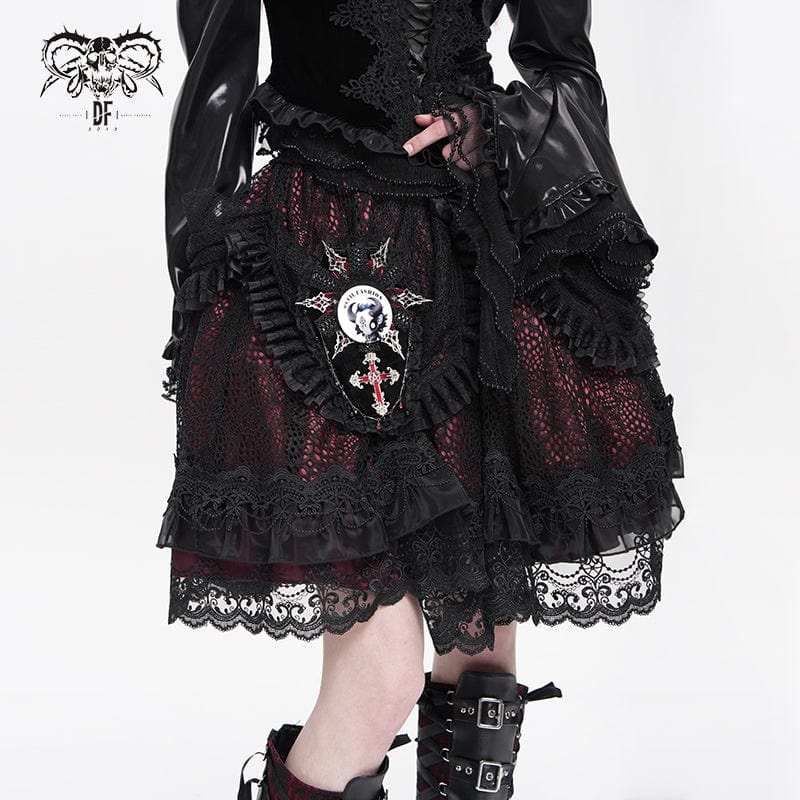 DEVIL FASHION Devil Fashion Hitt Pattern Brooch Badge