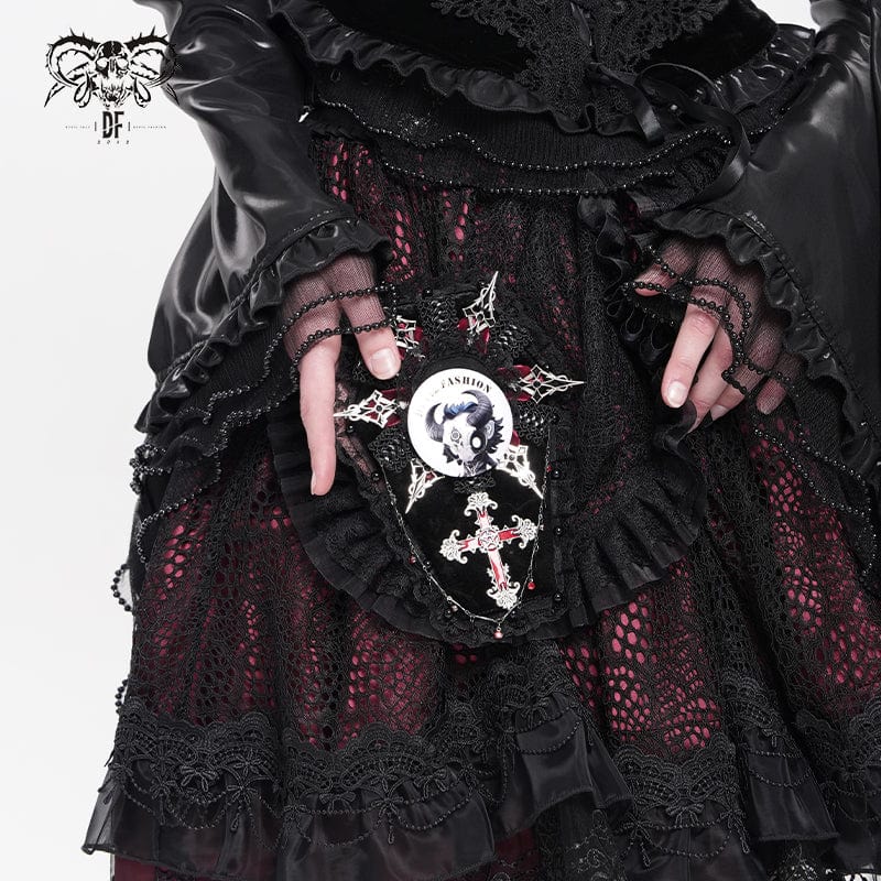 DEVIL FASHION Devil Fashion Hitt Pattern Brooch Badge