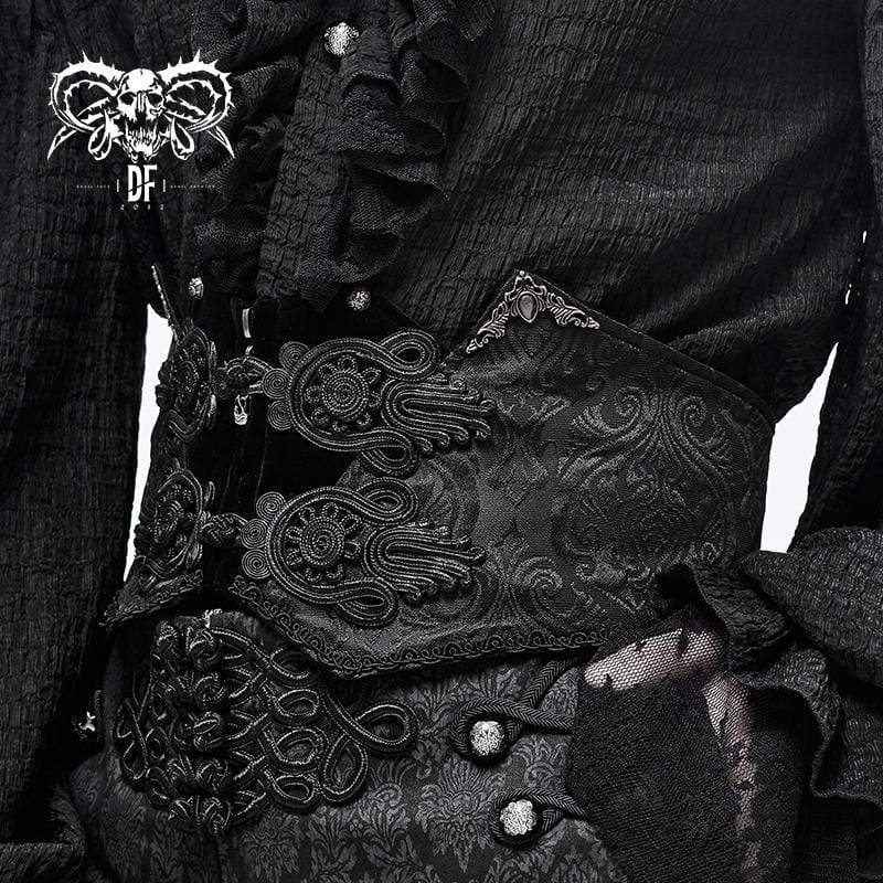 DEVIL FASHION Men's Gothic Strappy Belts