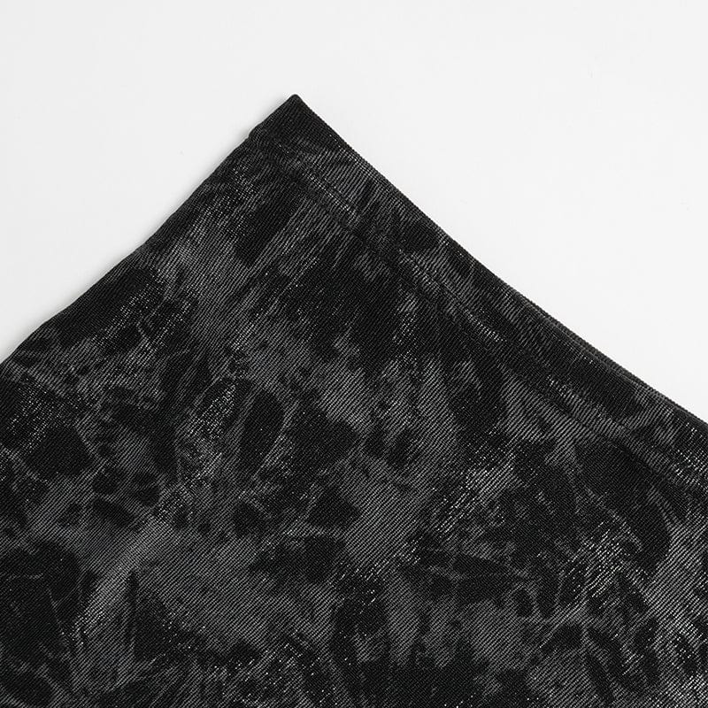 DEVIL FASHION Men's Punk Printed Mask Scarf