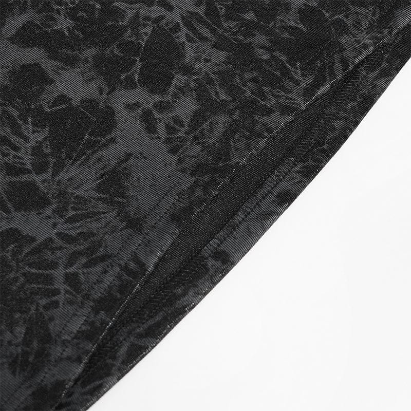 DEVIL FASHION Men's Punk Printed Mask Scarf