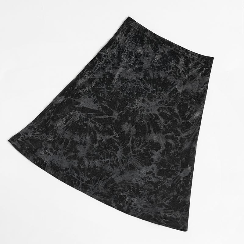 DEVIL FASHION Men's Punk Printed Mask Scarf