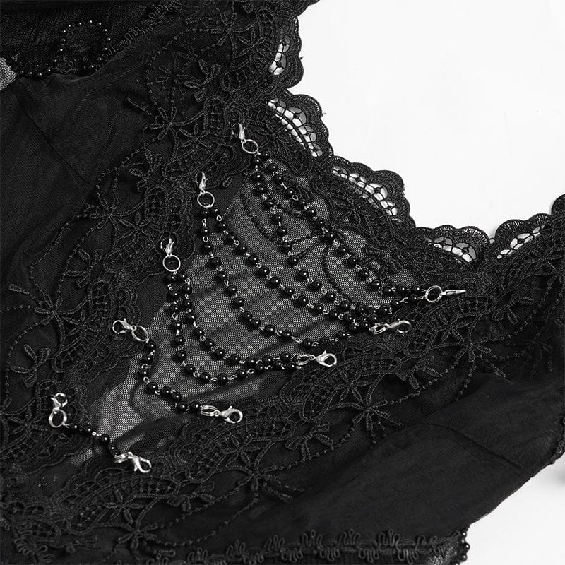 EVA LADY Women's Gothic Ruched Ruffled Off Shoulder Dress