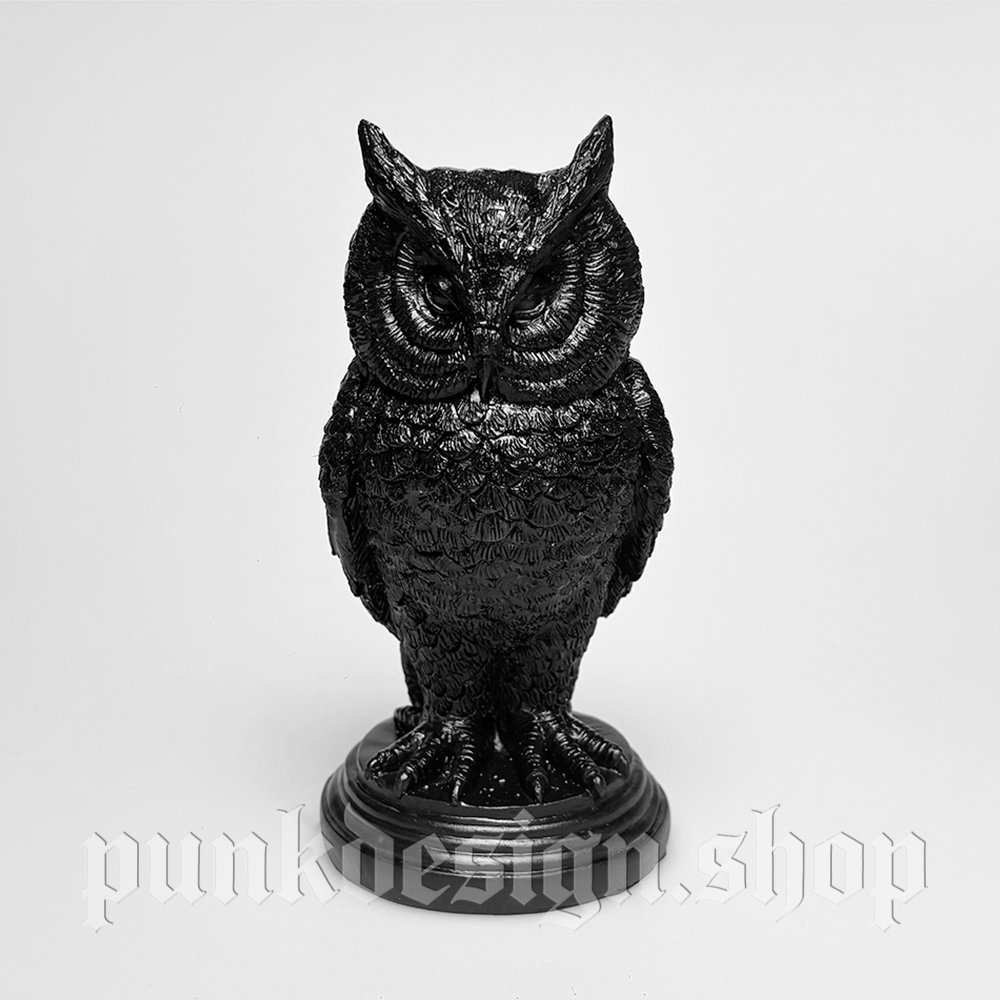 Kobine Home's Gothic Owl Candlestick Ornament