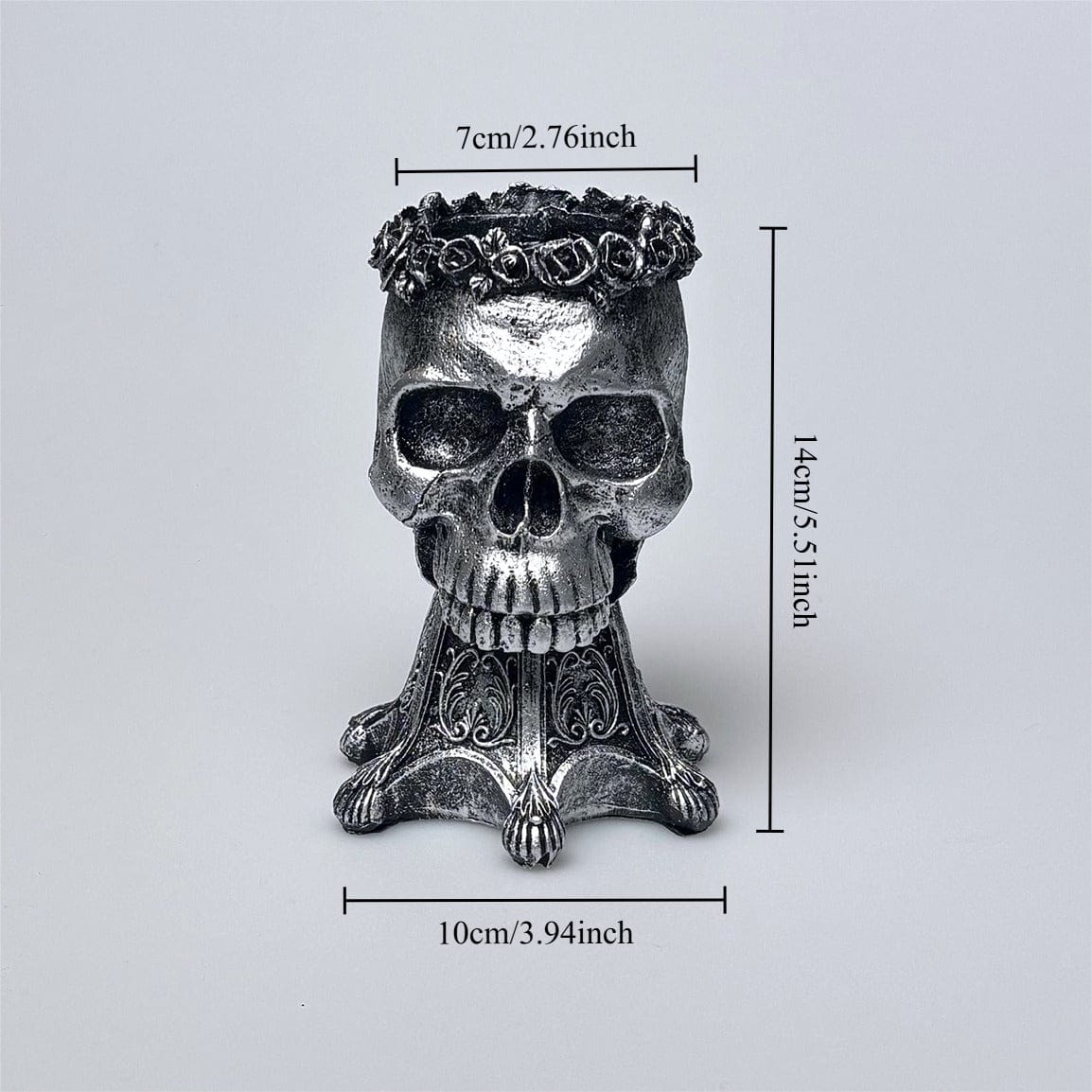 Kobine Home's Gothic Owl Candlestick Ornament