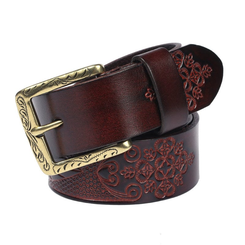 Kobine Men's Gothic Embossed Belt