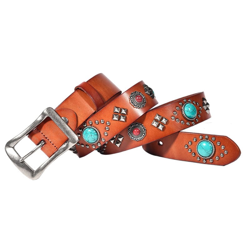 Kobine Men's Gothic Rudy Studded Belt