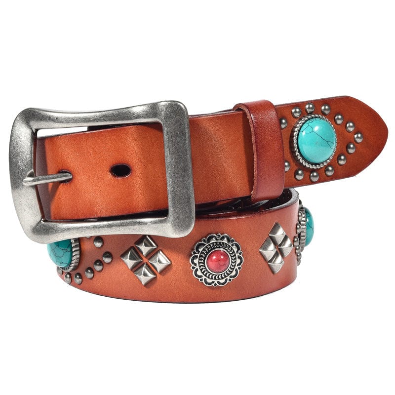 Kobine Men's Gothic Rudy Studded Belt