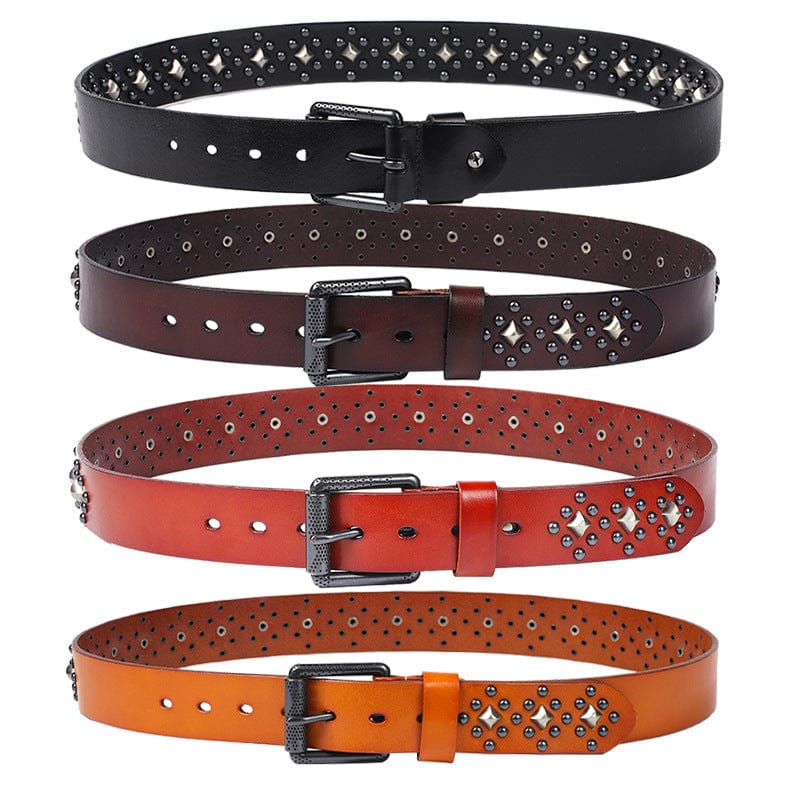 Kobine Men's Gothic Studded Belt