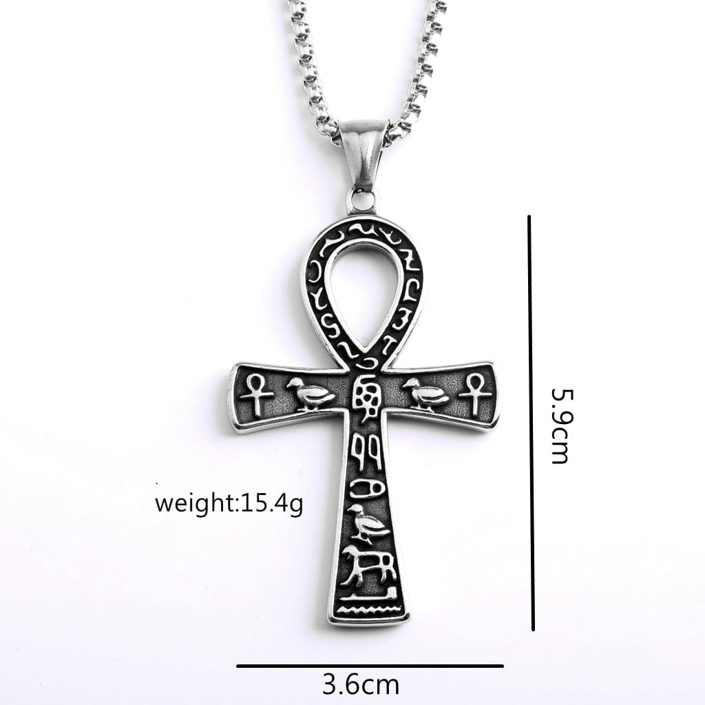 Kobine Men's Punk Cross Necklace