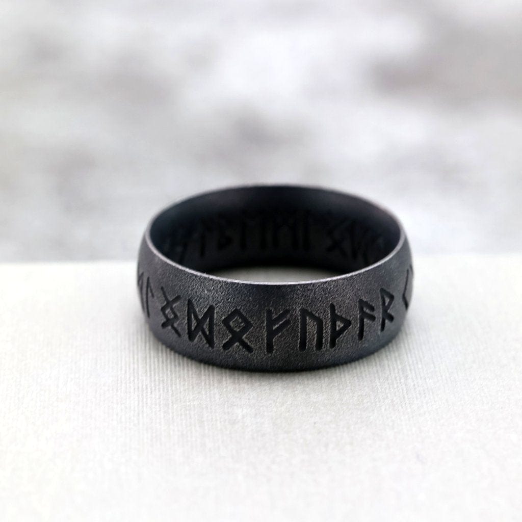 Kobine Men's Punk Letter Ring