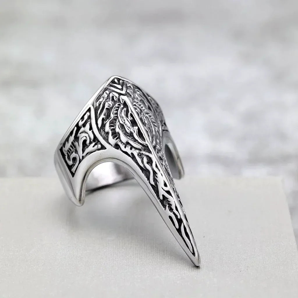 Kobine Men's Punk Pointed Ring