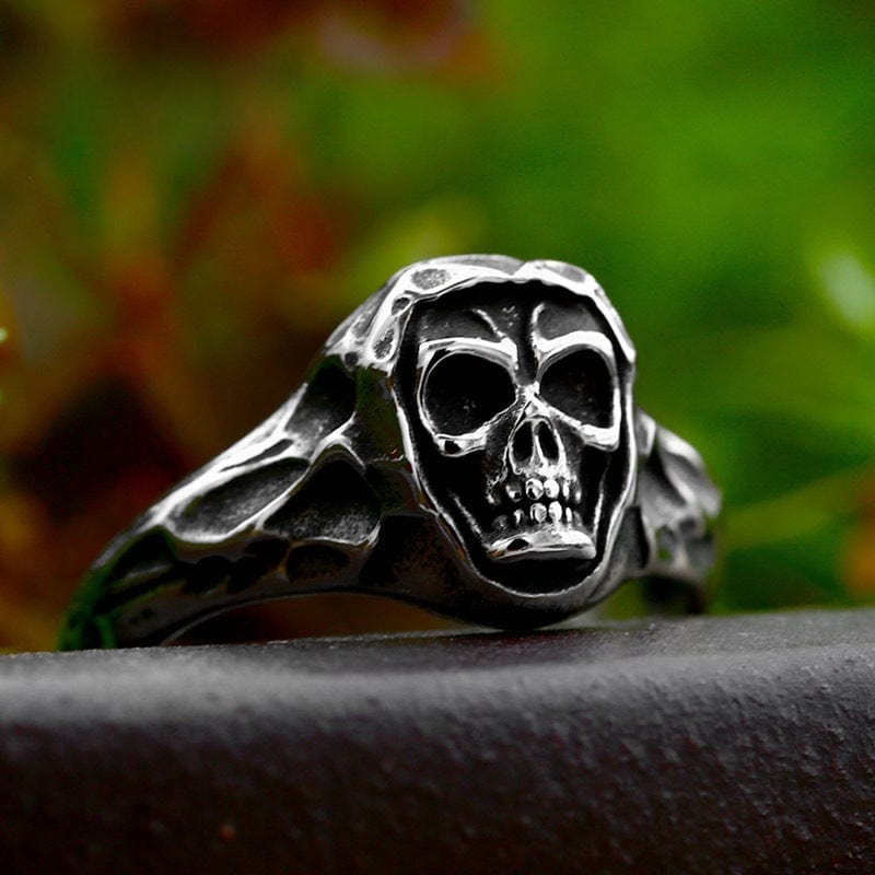Kobine Men's Punk Skull Ring