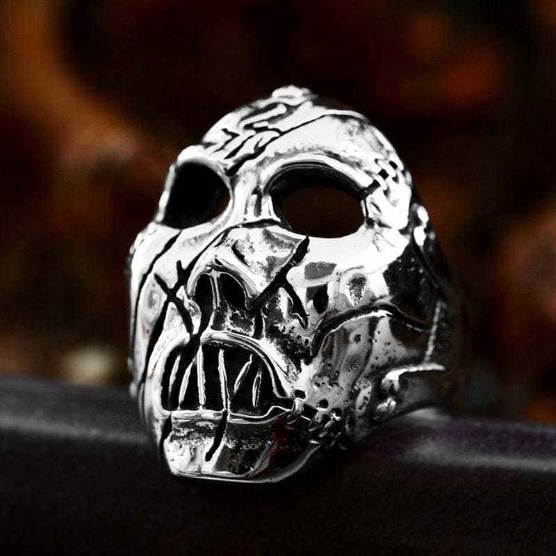 Kobine Men's Punk Skull Ring