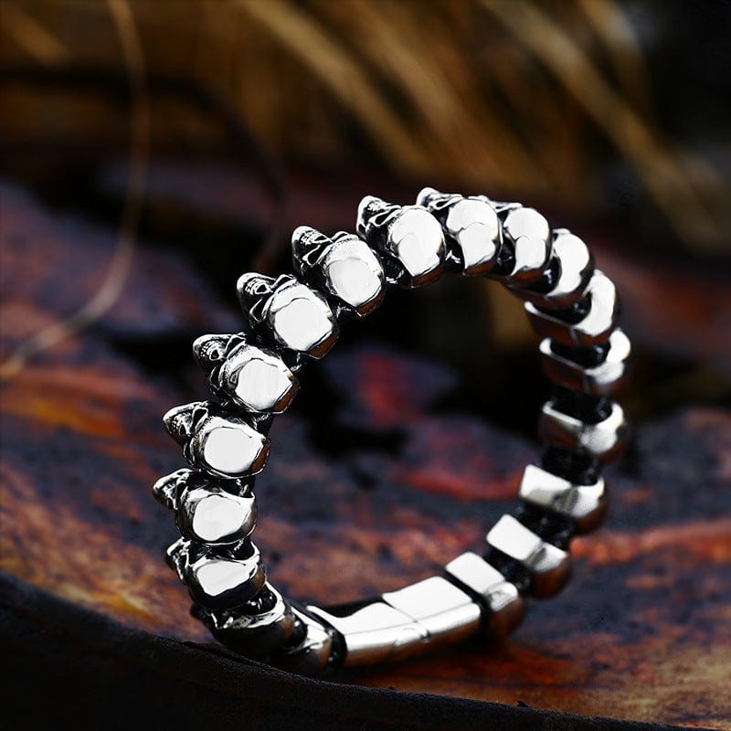 Kobine Men's Punk Skulls Chain Bracelet