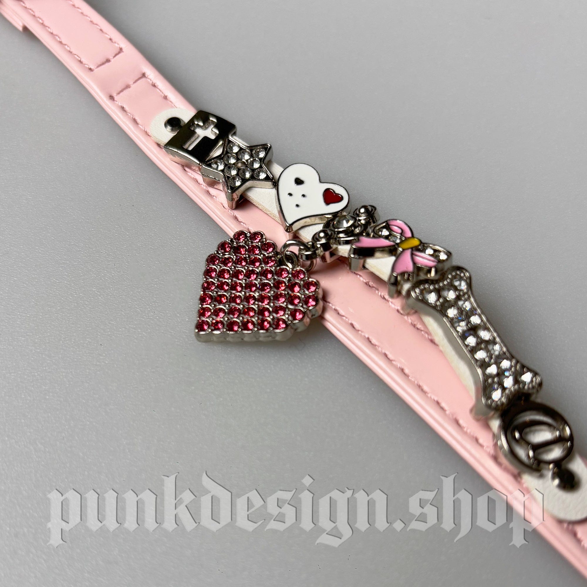 Kobine Pet's Gothic Double-layer Imitation Pearl Cat Choker