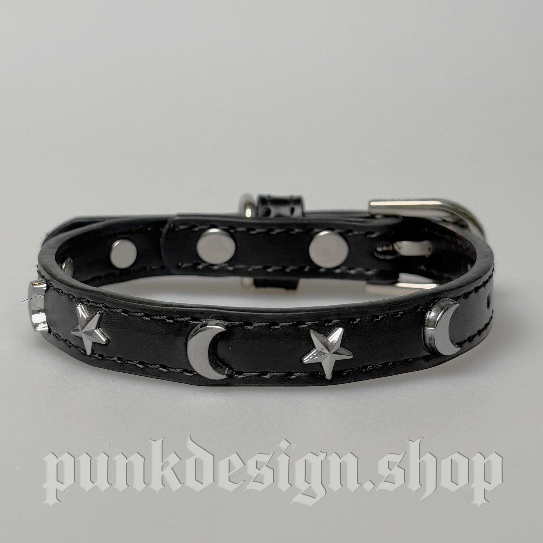 Kobine Pet's Gothic Moon&Star Cat Collar