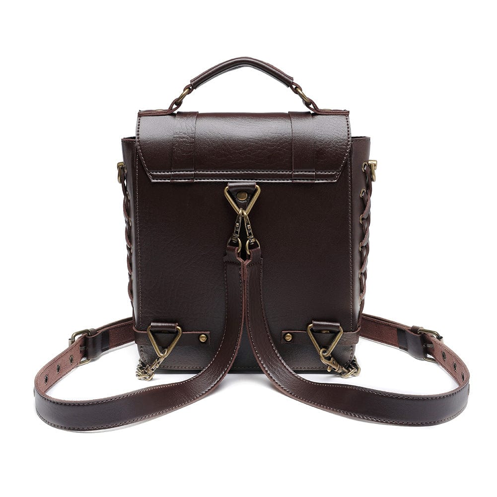 Kobine Steampunk Strappy Buckle Backpack