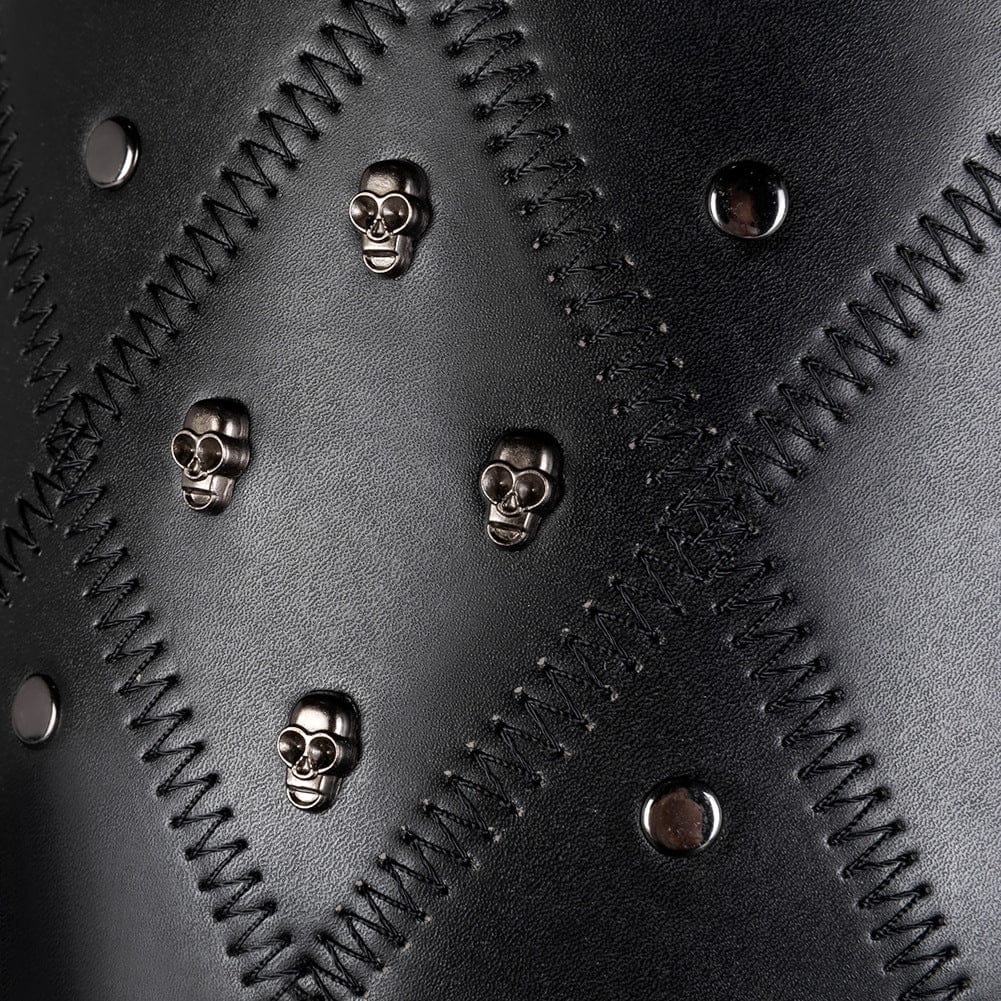 Kobine Unisex Punk Geometric Crisscross Stitching Top Hat